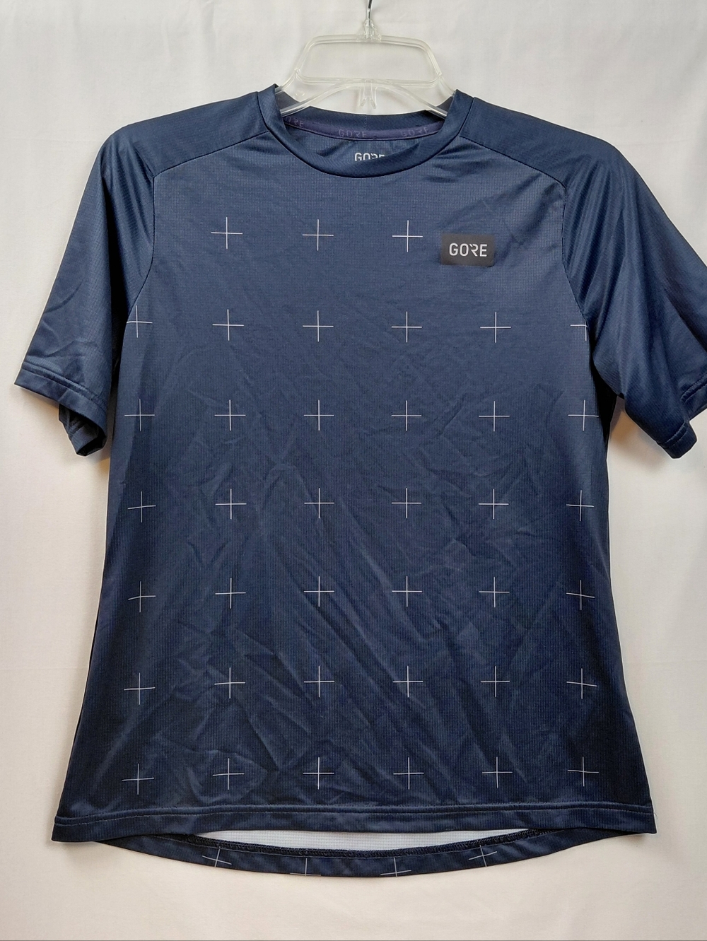 Gore Wear Trail KPR Daily Short‎ Sleeve Shirt Women's Size Small Navy Blue
